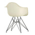 Cadeira de Braços em Plástico Eames DAR / Base Preta